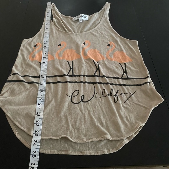 Wildfox Dancing Flamingo Graphic Tank - Picture 7 of 9